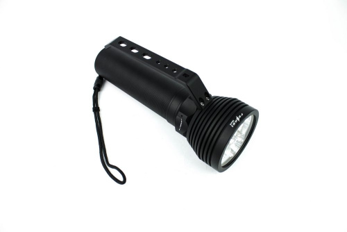 Фонарь для дайвинга Ferei Shark W168 LED: 3хCREE XHP-70 white холодный - набор фото 4
